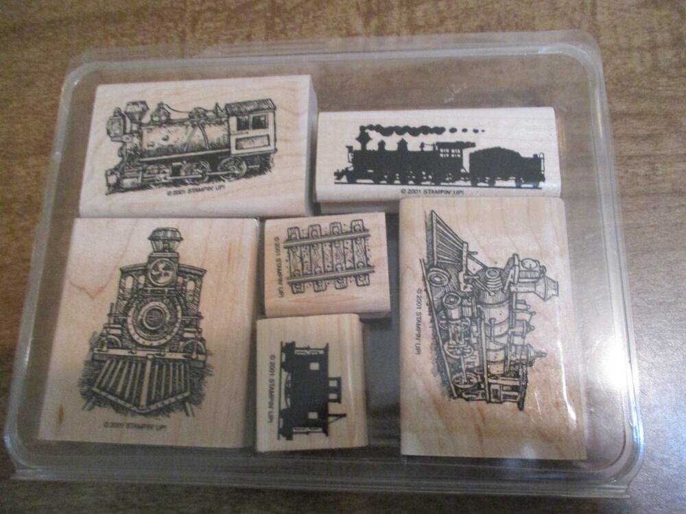 STAMPIN UP ALL ABOARD TRAIN STAMP SET